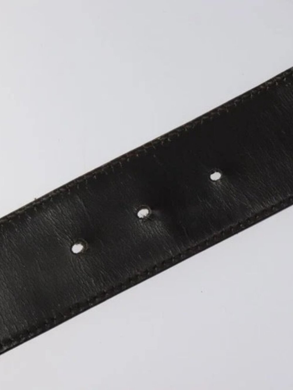 GUCCI GG Canvas Belt 35.4" Beige 114876 Auth hk2325 - Picture 9 of 10